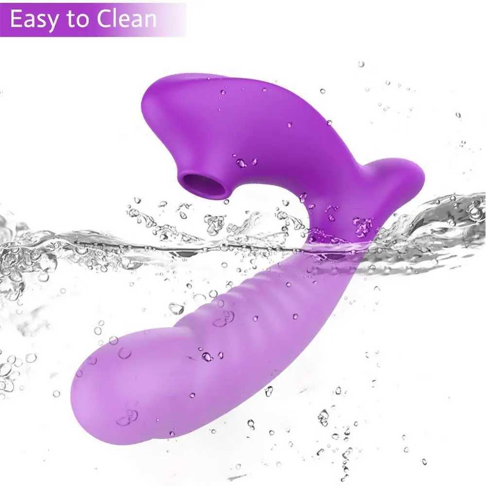 Vagina Sucking Vibrator 10 Speed Vibrating Oral Sex Suction Clitoris Stimulation Female Masturbation Erotic Sex Toys For Adult W250117