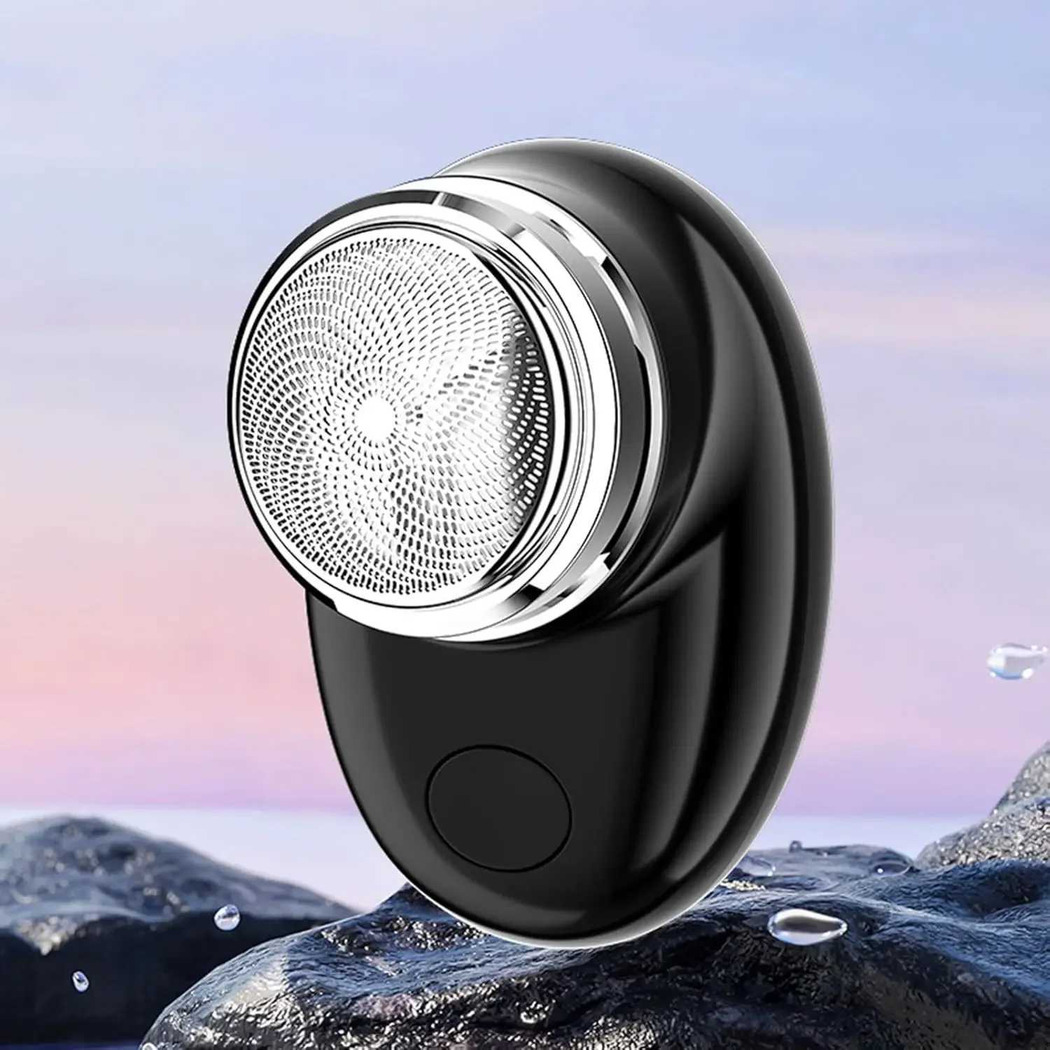 Portable Electric Shaver USB Rechargeable Waterproof Mens Mini Compact Electric Shaver Body Hair Trimmer for Home TravelW250117