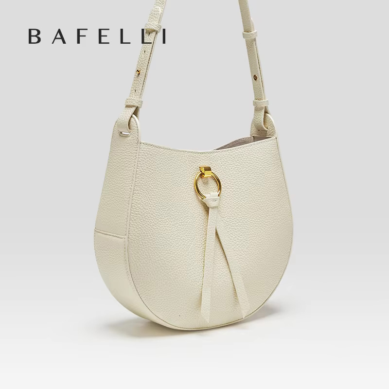 BAFELLI 2024 BRAND NEW Women's BAG LEATHER SANDLE MESSAGE HANDBAG SHOULDER RETRO STYLE FASHION CROSSBODY VINTAGE