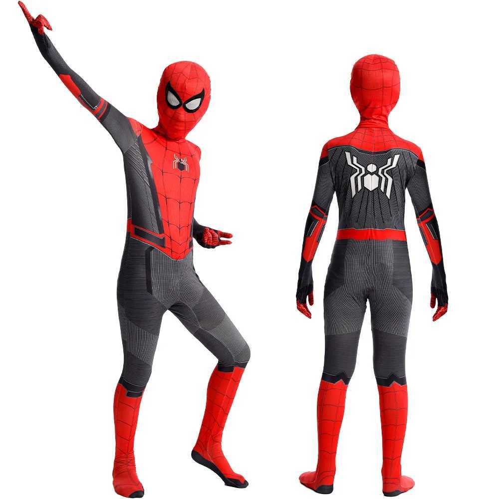 Wholesale prices for adult Spider Man role-playing costumes Zentai superhero jumpsuit W250117