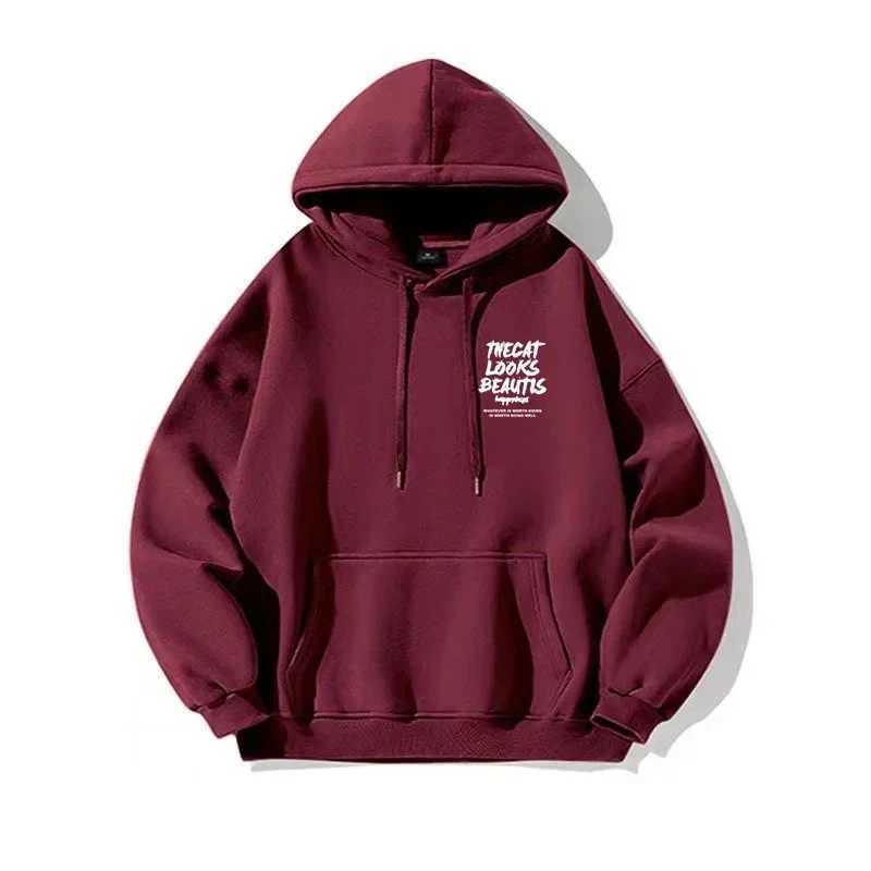2024 Leisure Street Clothing Hoodie Fashion Hoodie Mens Comfortable Fashion Hooded Sweatshirt Hip Hop Street Clothing Y2K Sweat W250117