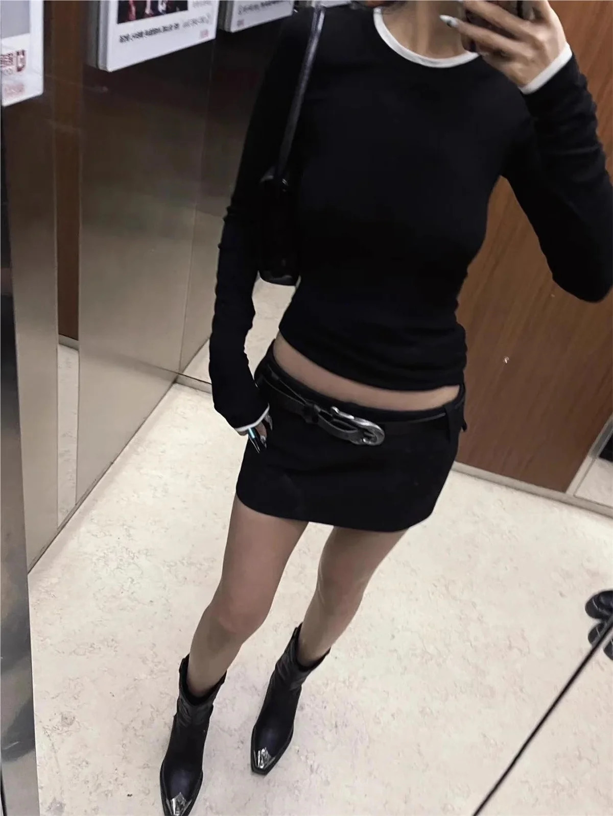 Summer Black Mini SKirts For Woman Low Rise Short Mini Skirts Kawaii Cltohes Low Waist Skirts Cute Casual Skirt With Shorts 250117