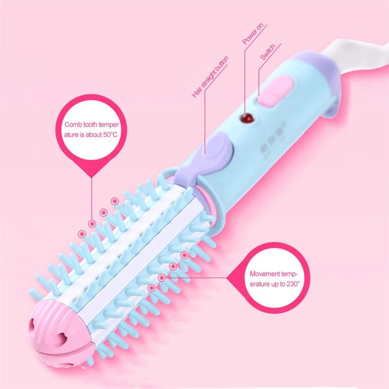 Mini Hair Curler Straightener 2 in 1 Hair Wave Curling Iron Professional Hair Straighteners Fashion Styling Tools 250121