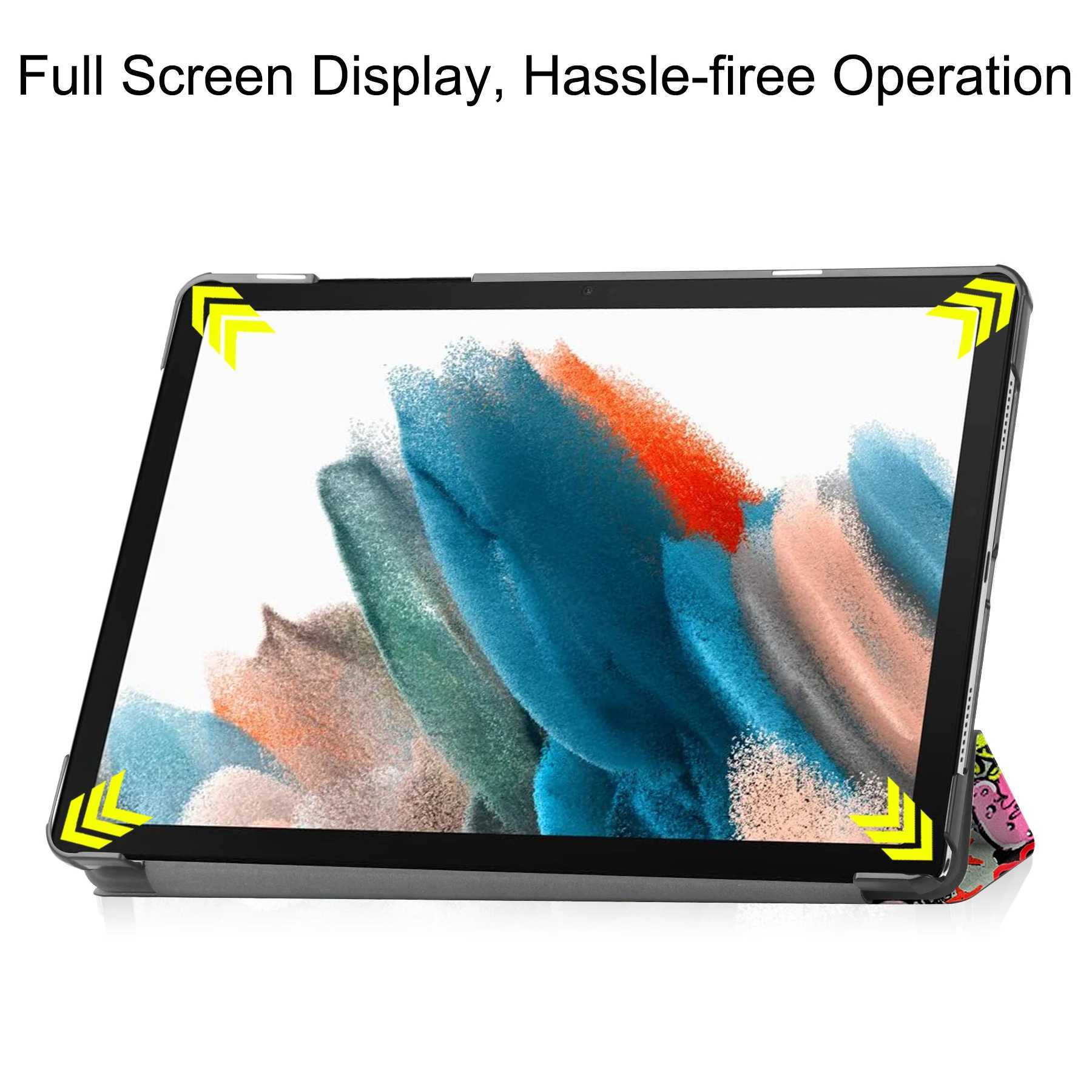 Suitable for Galaxy Tab A9 Plus 11 inch case 2023 PU leather protection hard back Funda suitable for Galaxy Tab A 9 A9 8.7 tablet coverXJ250419