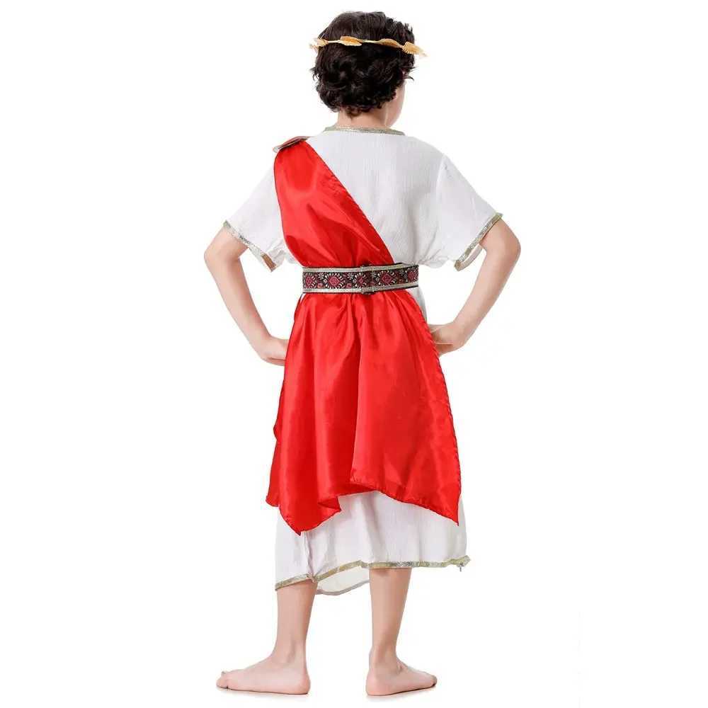 Halloween Children Ancient Greek Goddess Mythology God Zeus Costume Girl Boy Roman Greek Toga Costume Role Playing Roman Costume W250117