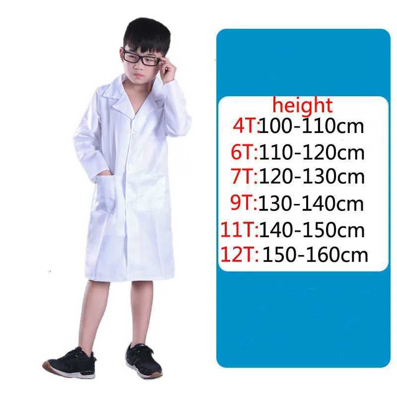 Children cosplay science white lab clothes experimental protection special class uniform cosplay doctor costume for children W250117