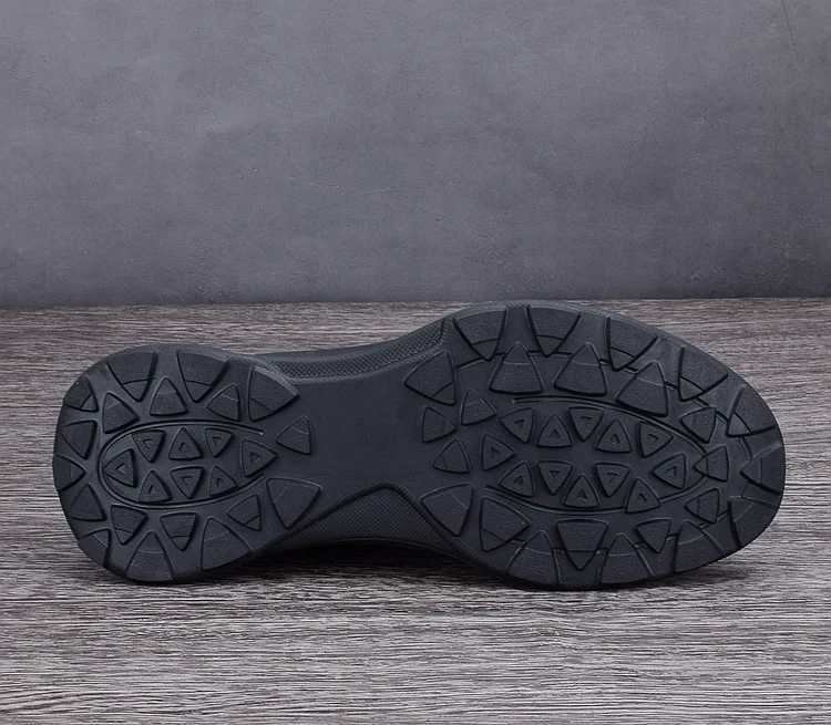 Genuine Leather Shoes Men Rotating Buckle Sneaker Lightweight Running Cowhide Loafers Athletic Jogging Walking Original SportsXJ250118