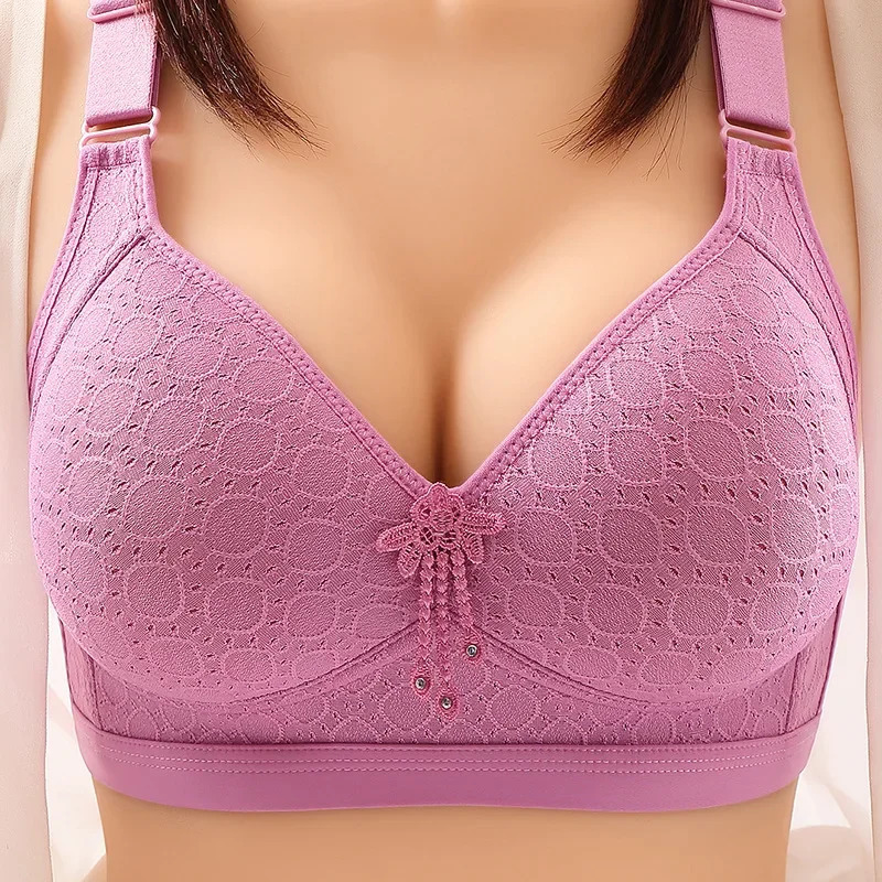 Large Size No Steel Ring Comfortable Womens Bra Sweatabsorbing Top Sexy Thin Mold Cup Soft Bras for Women For 250122