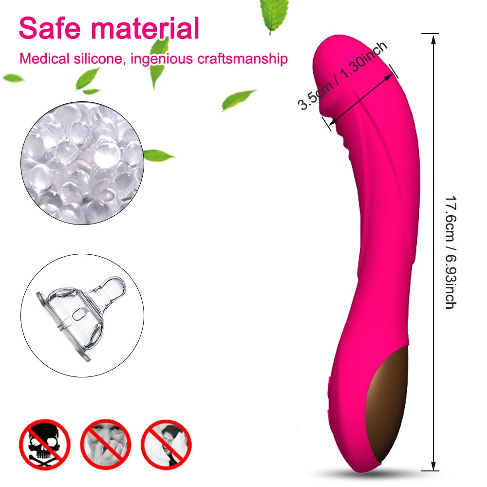 Dildo G-spot Vibrator for Women Powerful Vagina Clitoris Stimulator Soft Skin Feeling Sex Erotic Toys Products for Adults 250114