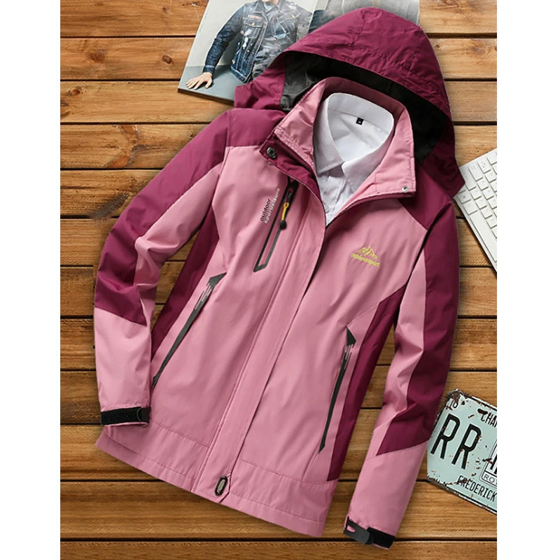 Autumn Womens Waterproof Jacket Outdoor Softshell Raincoat for Hiking Travel Trekking Camping Windbreaker 250122