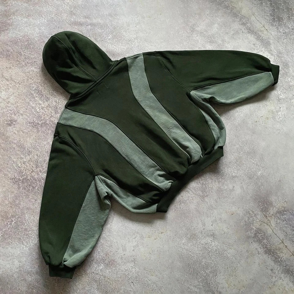 Y2k punk hiphop men sportswear hoodie Harajuku High Street Fashion and women embroidered pattern loose 250109Z