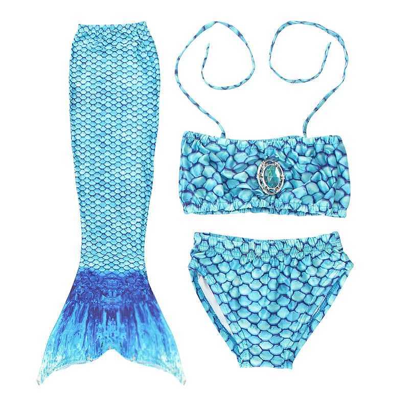 Mermaid Costume for Girls Mermaid Tail for Swimming Can Add Monofin Fin Kid Childrens Mermaid Costumes Cosplay Birthday Gift W250117