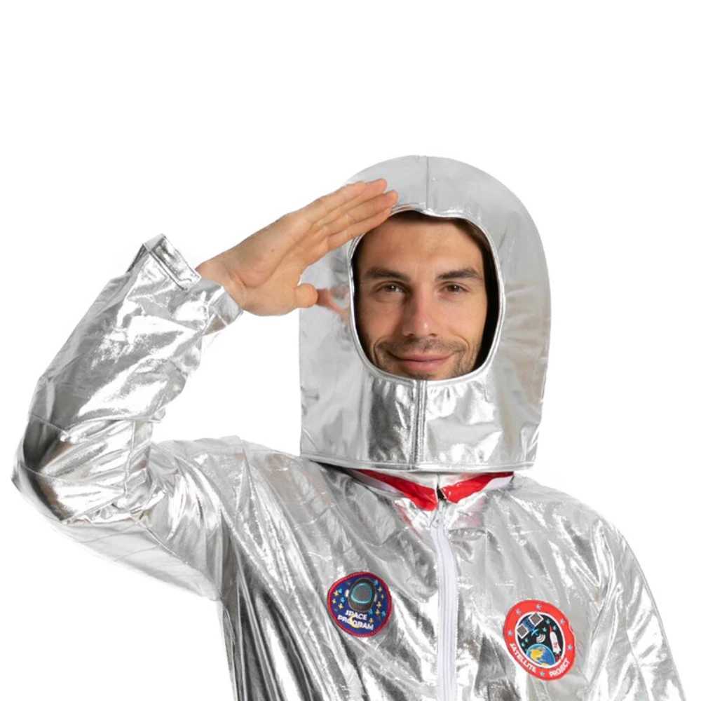 Halloween Adult Children Astronaut Costume Silver Spaceman Men Women Space Suit Halloween Performance Costume Party Dress Up W250117