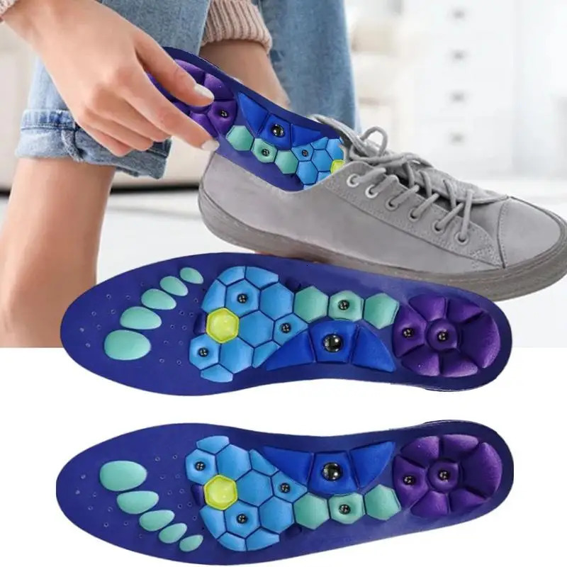 2pcs Magnetic Insoles Massage Shoe Inserts Massage Insoles Footwear Insoles For Men Women Breathable Orthopedic Shoe Inserts 250120