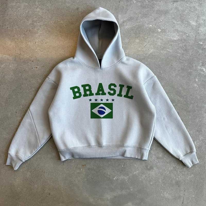 Mens Gothic Vintage Brazil Graphic Hoodie Long Sleeve Harajuku Pullover Loose Y2k Aesthetics Winter Oversized Funny Sweatshirts W250117