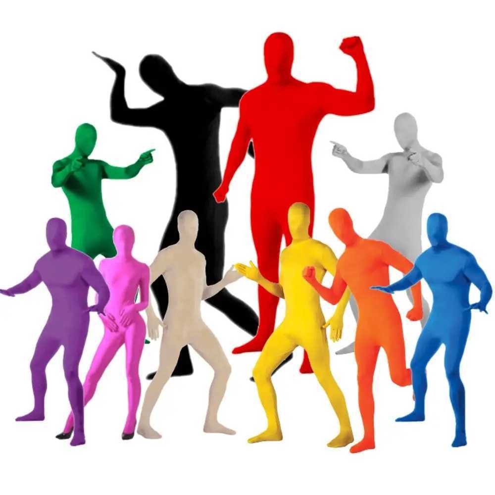 Invisibility Cloak Kid Adult Zentai Spandex Suit Jumpsuit Full Body Suit Costumes Outfit Multi-color Skin Tight Bodysuit Women W250117