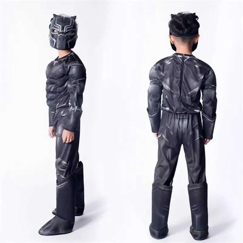2024 new high quality Halloween party Black Panther Civil War Cosplay Costume Cosplay Suit Superhero Costume for kids W250117