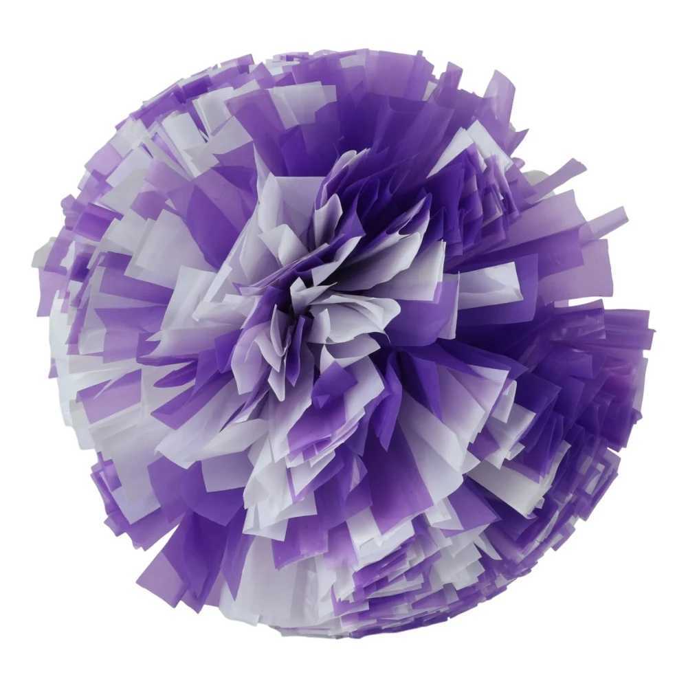 2PCS Cheerleader Pompom Girls Vevor Handle Style Cheering Ball Flower Sports Match Vocal Dance Party Concert Decorator PropsW250121