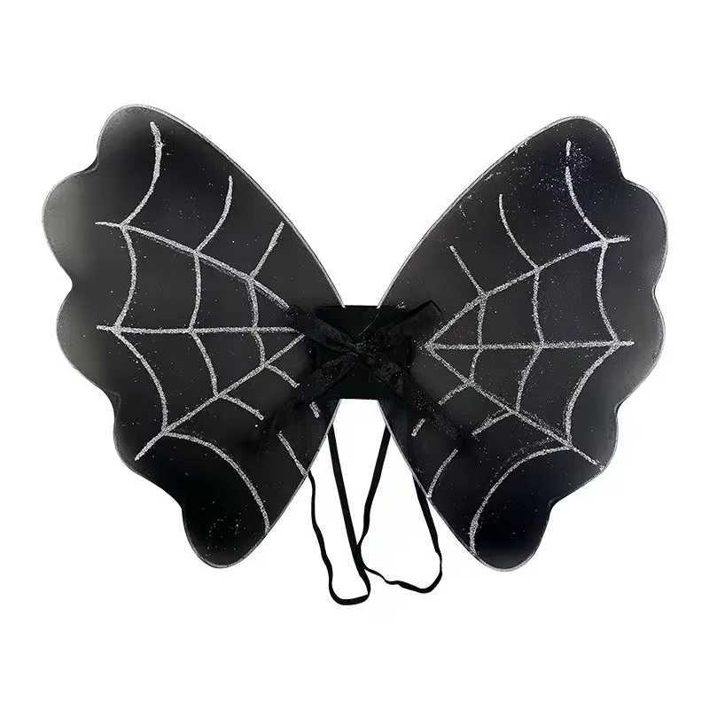 Children Girl Spider Web Tutu Cobweb Skirt Witch Wizard Hat Suit Party Outfits Up Costume Cosplay Halloween for Women Adult W250117