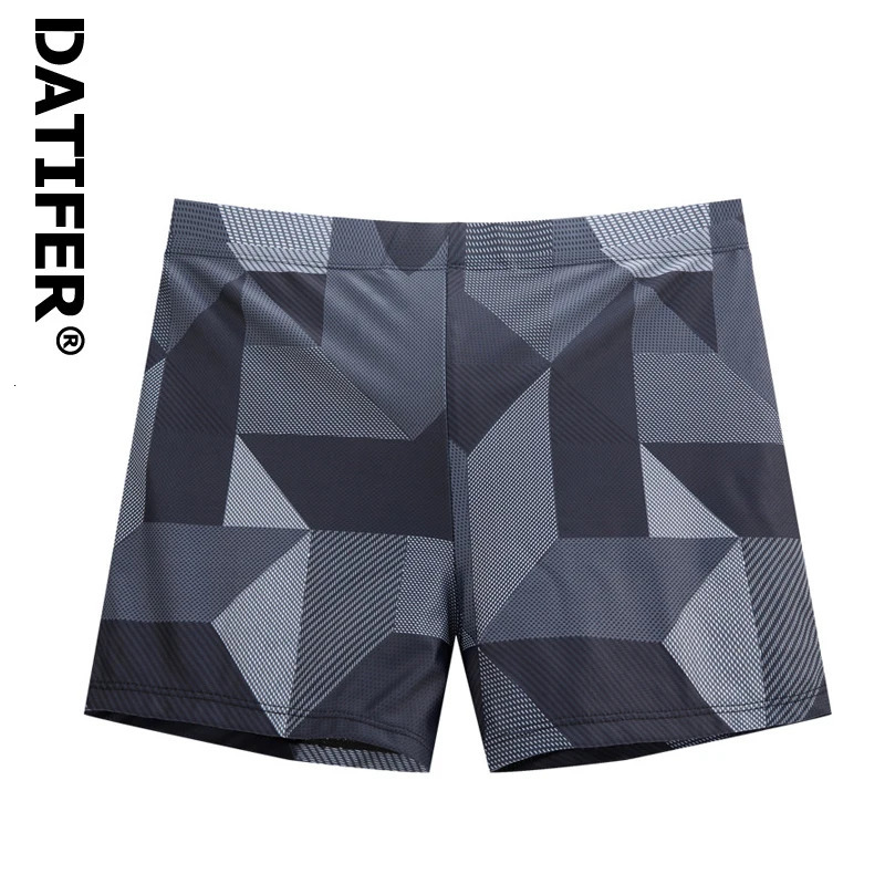 2025 Summer Datifer Man Swim Trunks Breathable Adjustable Elasti Beach Swimsuits Boxer Briefs Hombres Short 250121