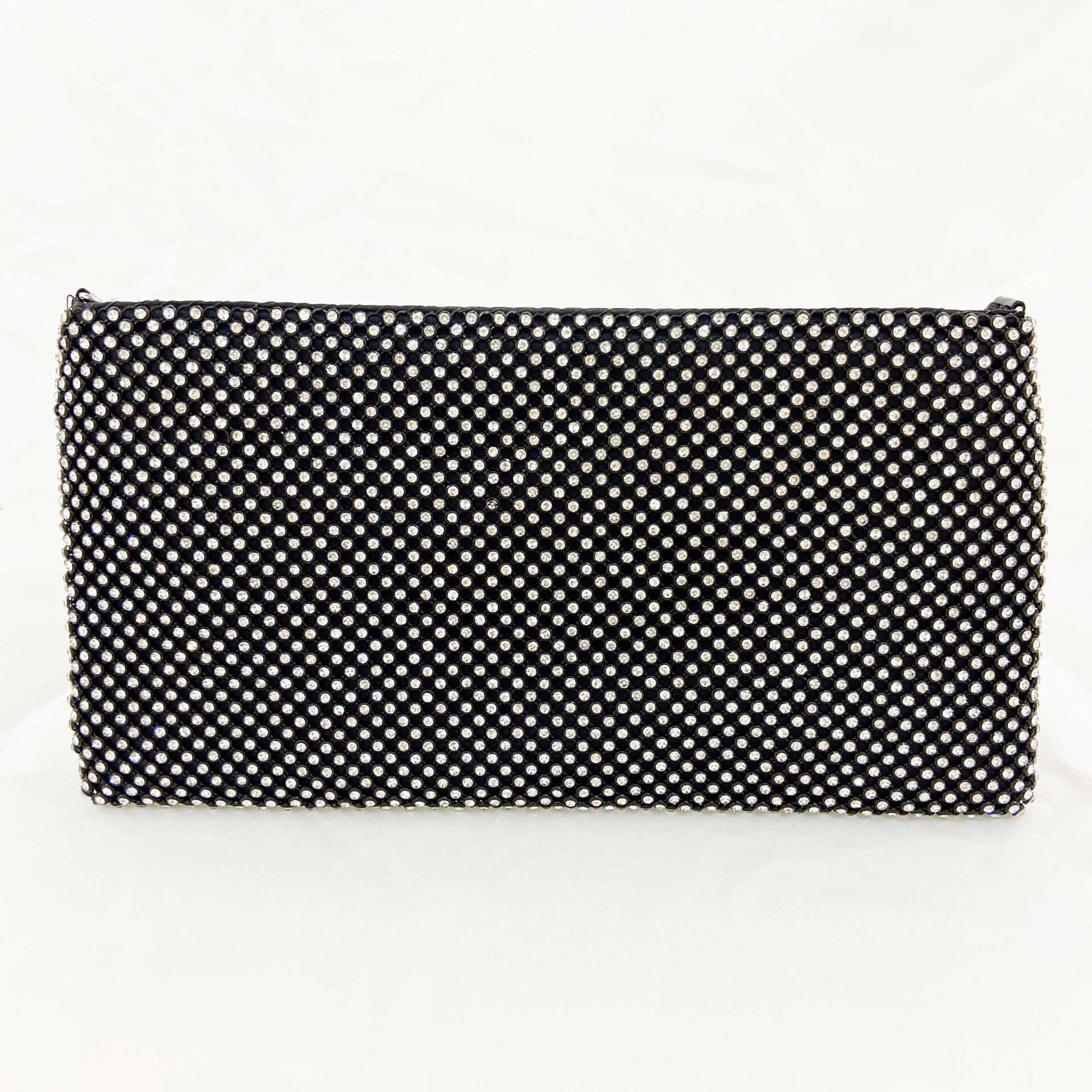 Three Centimeter Mesh Exquisite And Fashionable Rhinestone Crossbody Phone Bag With Diamond Inlay For Convenient Evening Wear