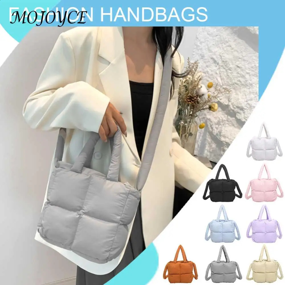 Puffer handbag bedding Puffy handbag cushion cross body bag lightweight pillow shopping bag 250120