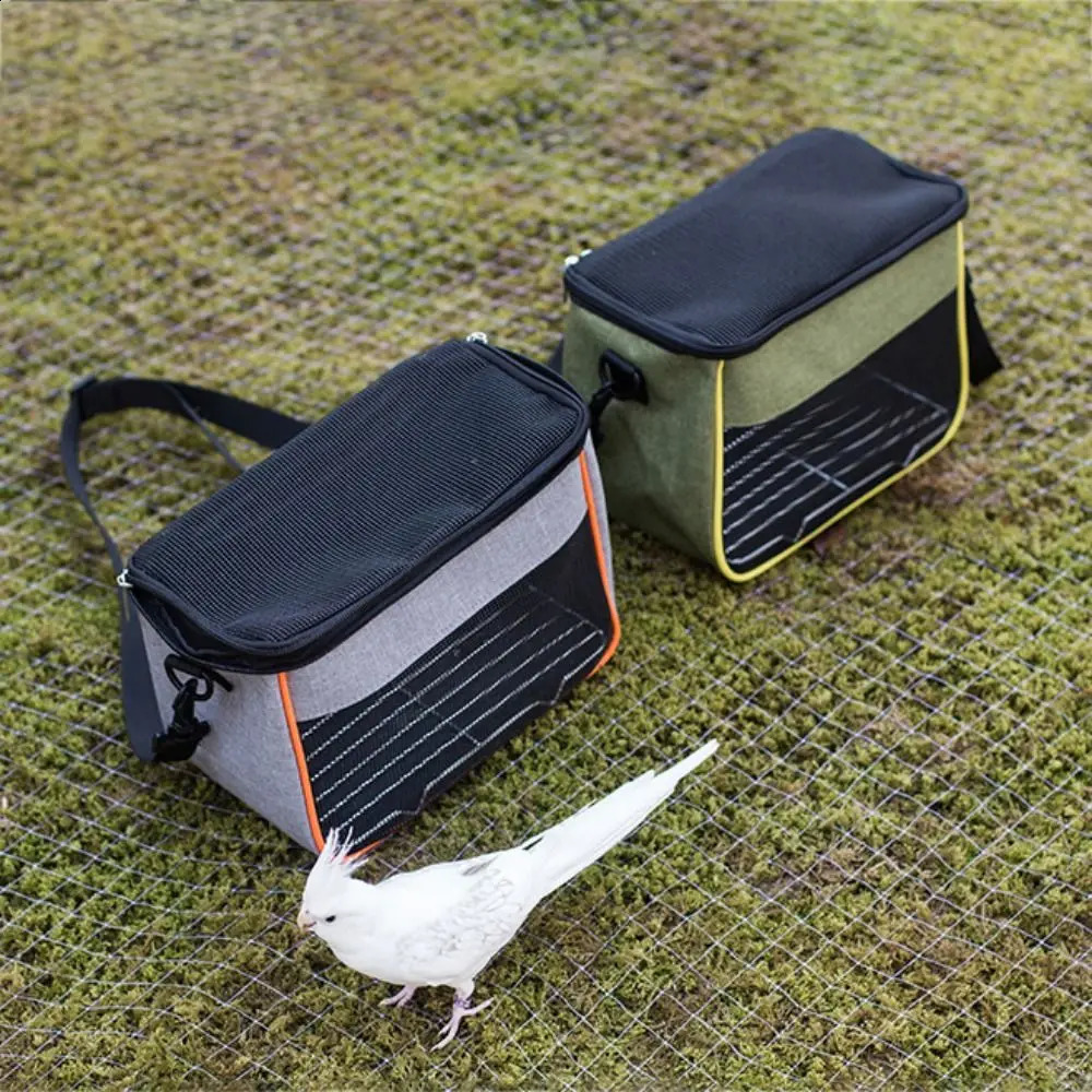 Bird Cage Portable Parrot Hamster Lizard Bag Sugar Glider Backpack Small Animals Accessories 250121