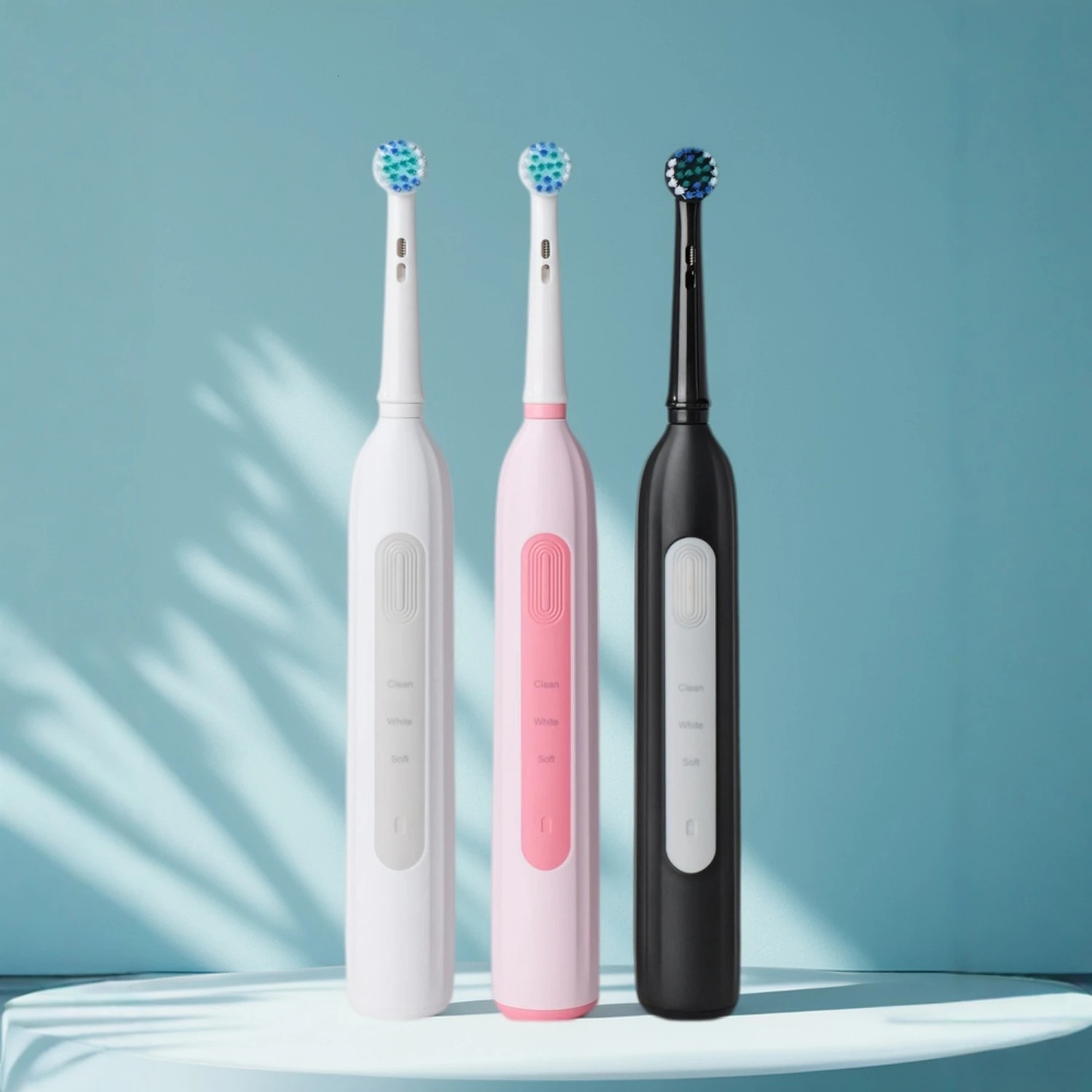 Rotating electric toothbrush suitable for adults equipped with 6 brush heads typec charging 3speed 2minute timed zoning 250115