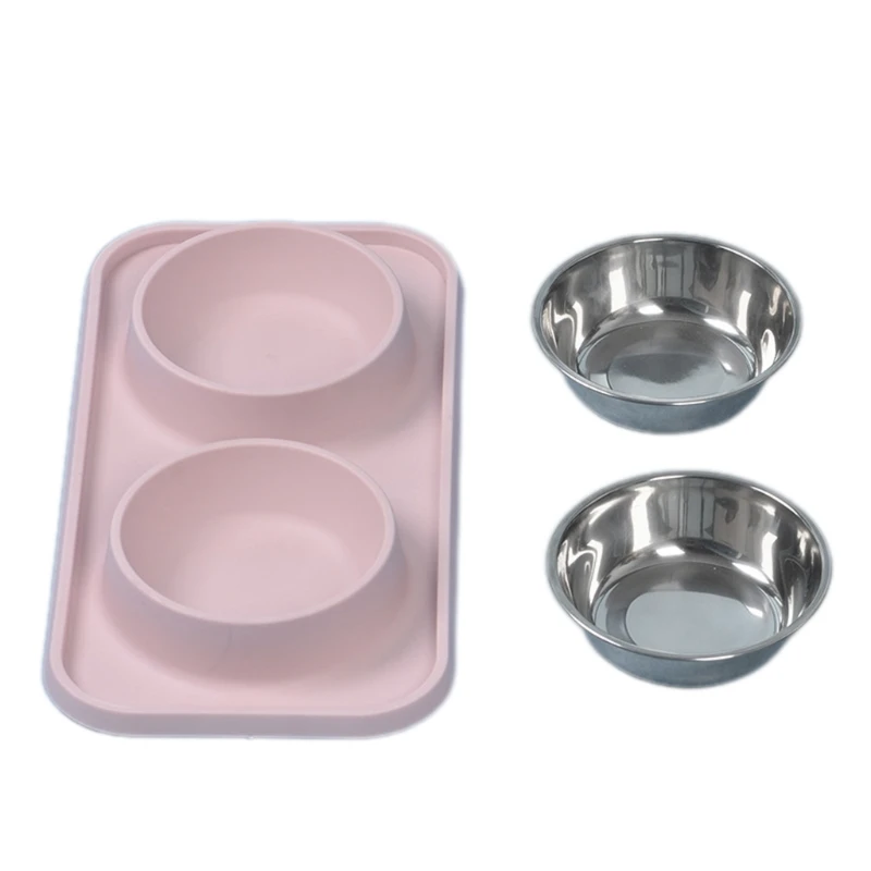 540344 Plastic cat bowls are lightweight, portable, versatile, affordable, and anti-tip, meeting basic daily needs