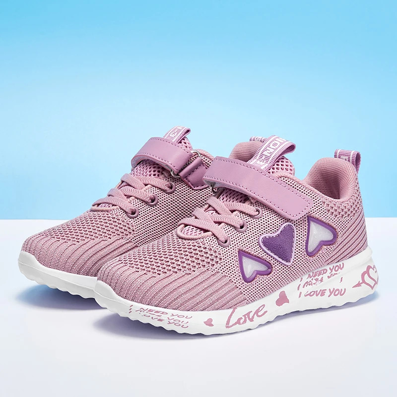 Cozy Knit Shoes for Girls super breathable sneakers lightweight sneakers comfortable and casual spring and summer gift ideas 250110