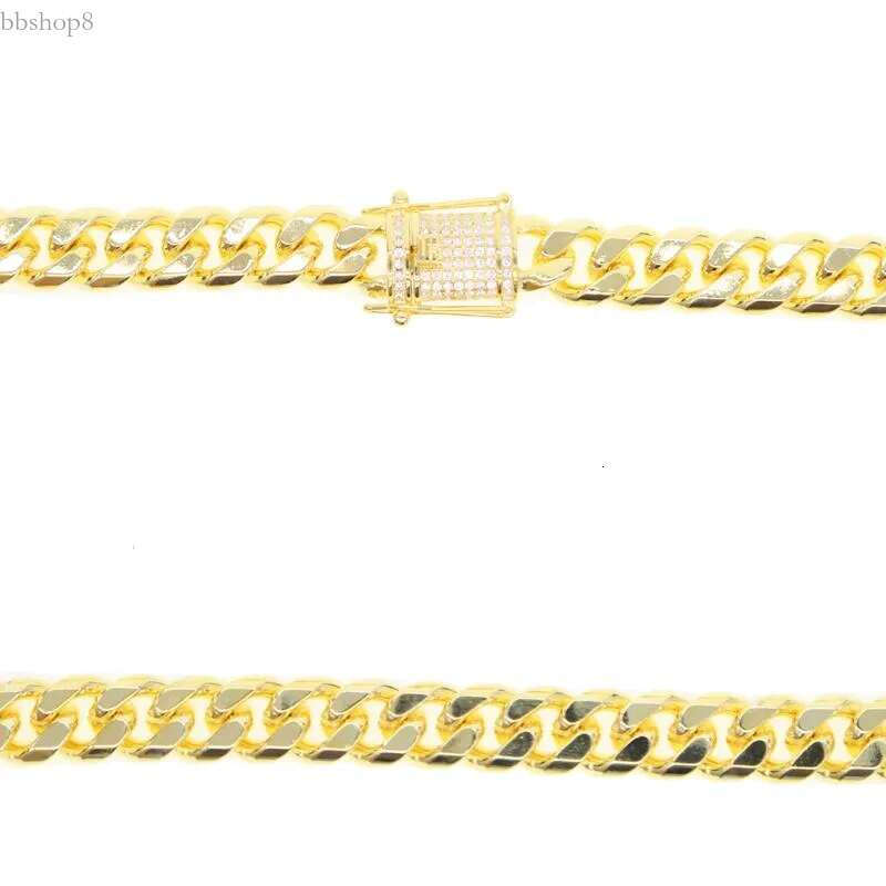 Necklace Earrings Set 2023 Cuban k Chain Wide 10.5mm Gold Filled High Quality Men Night Club Jewelry Pave Cz Hiphop Bg Bracele Half2