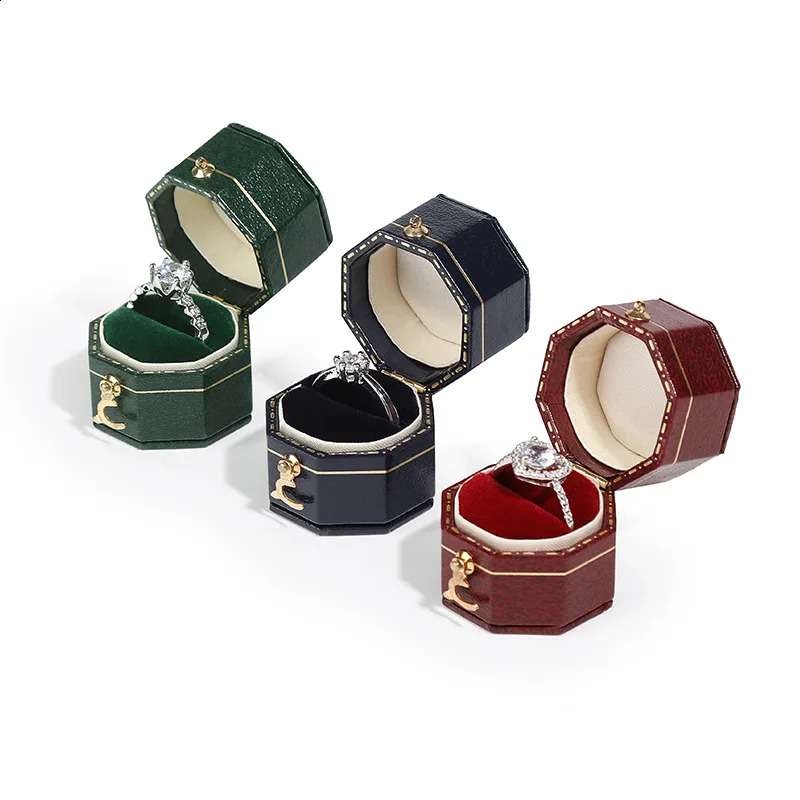 Delicate Mini Retro Jewelry Ring Box Vintage Antique European Small Jewellery Gift Packaging Casket 250117