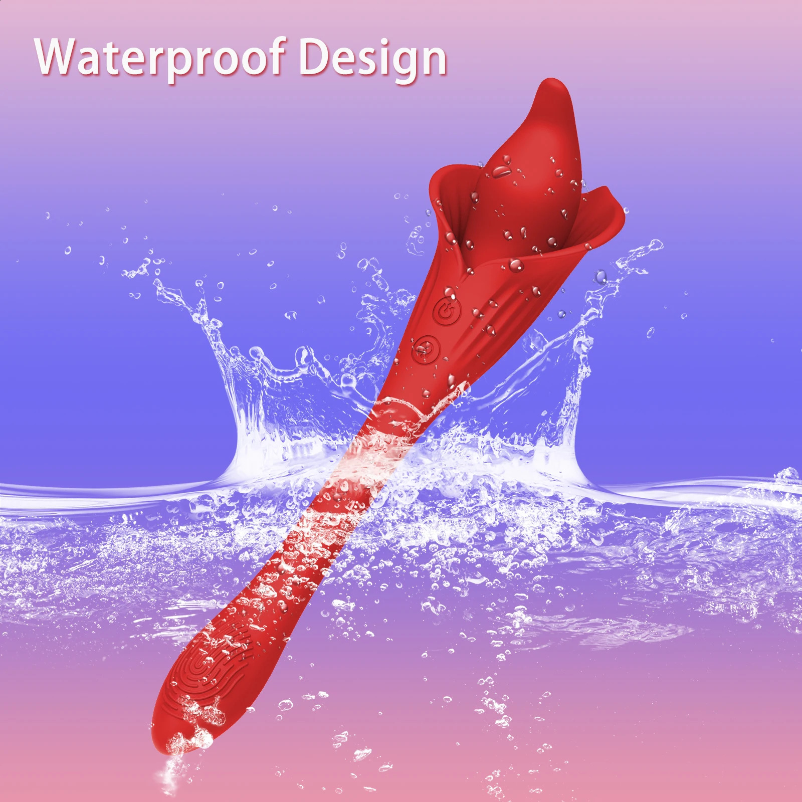 G-spot Clitoral Vibrator Sex Toy - 2 in 1 Powerful Nipple Clitoral Massager Adult Toy Dildo with 10 Vibration Modes Waterproof 250114
