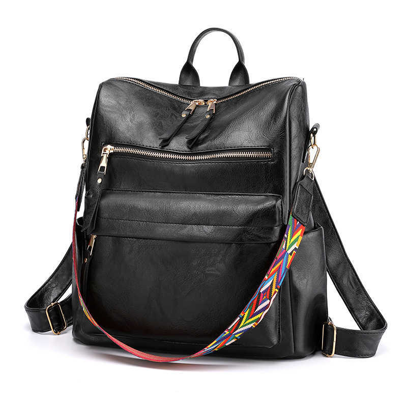 New Large Capacity Backpack Womens Backpack Leisure Travel Bag Commuter Lightweight Womens Bag