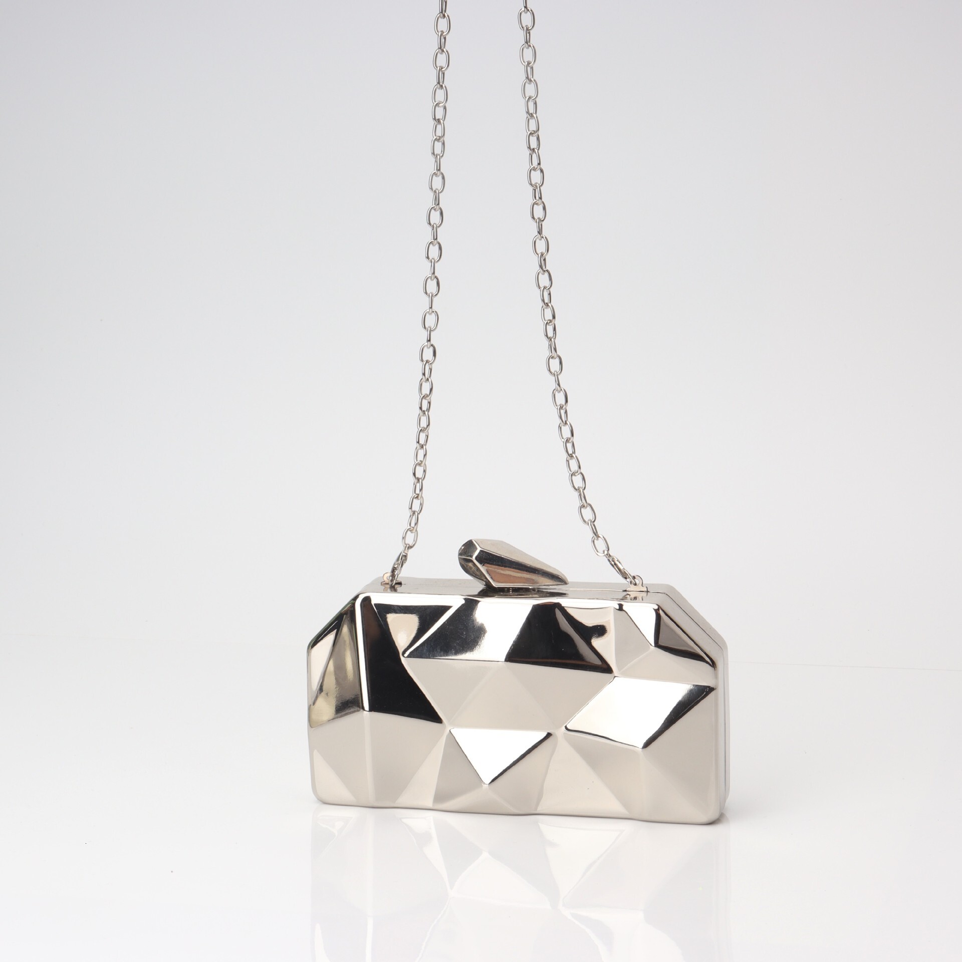 Texture Water Cube Women's Fashion Wedding Banquet Celebrity Dress Handbag Small Bag