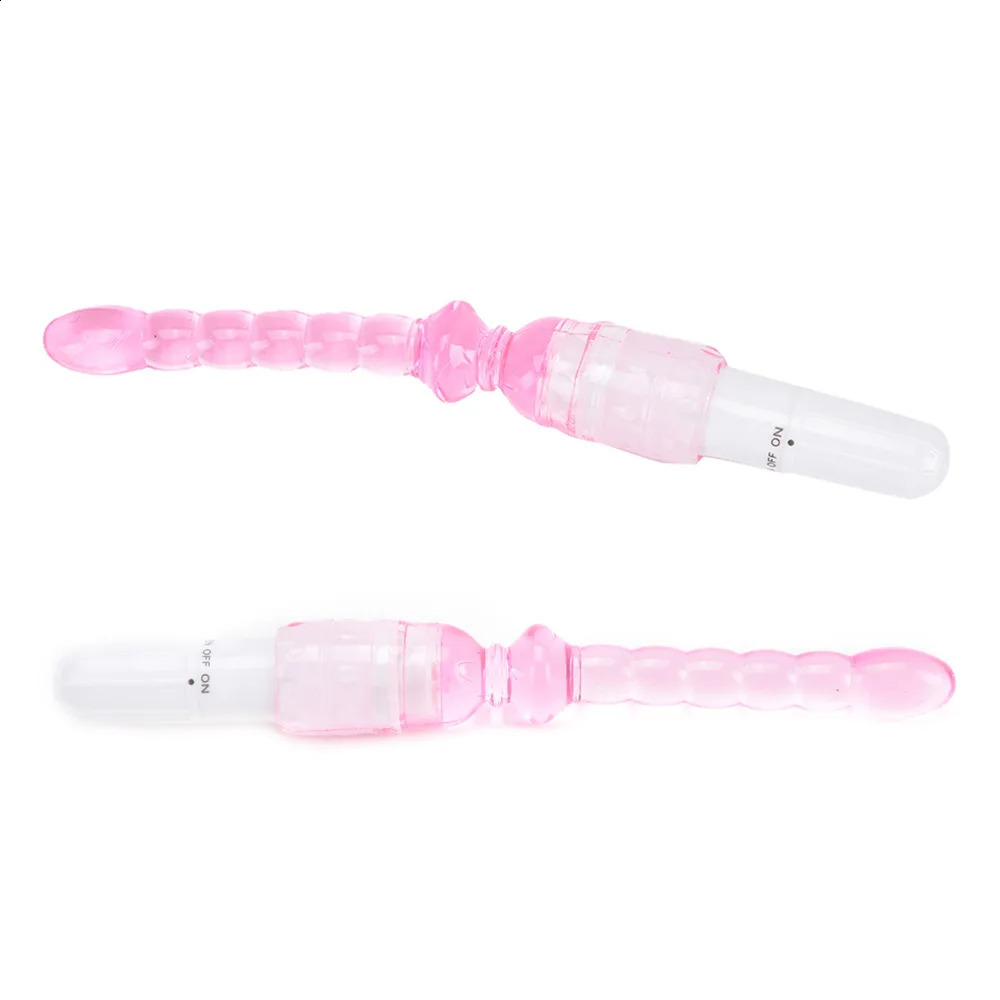 13 Pcs 9 Jelly Vibrator Stick Long Anal Butt Plug Beads Silicone G-spot Massager Sex Toys For Couples Masturbation Dildo 250108