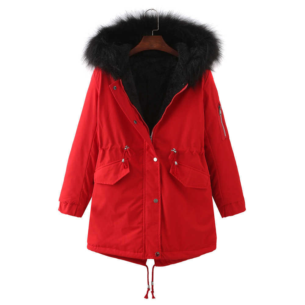 Winter Jackets For Women Plush Thickened European Cotton Clothes Womens Leather Womens Jacket 241209