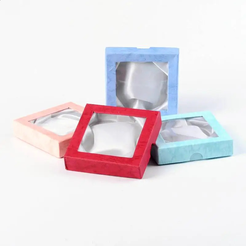 12pcs Jewelry Gift Boxes Bracelets Earring Ring Necklace Jewelry Set Box Square Round Packaging Cases Display Cardboard Mixed 250117