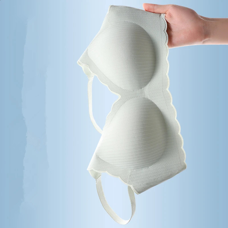 Seamless Underwear For Women With Small Breasts Pushup Thin Onepiece Fixed Cup Comfortable And Antisagging Wirefree Bra 250122