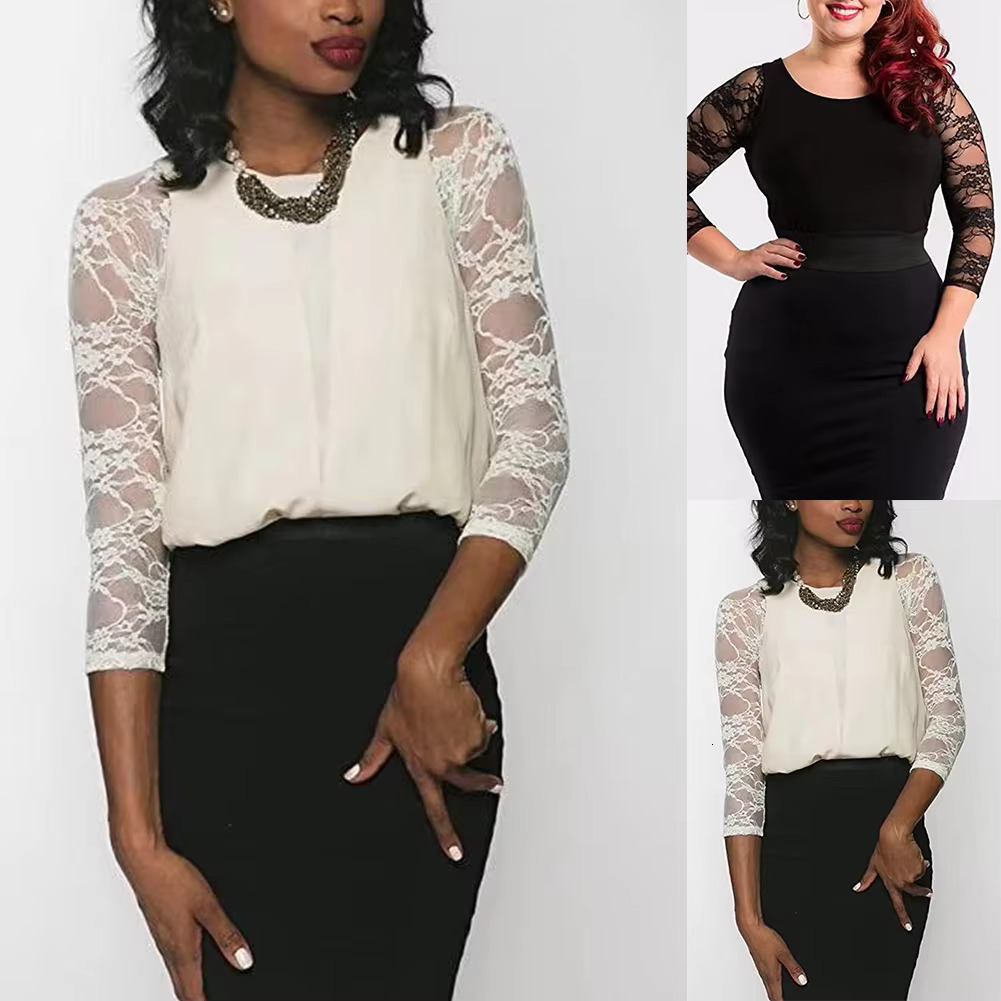Women Mesh Lace See Through Long Sleeve Crop Tops Sheer Seamless Shaper T Shirt Shrugs T-Shirts Tees Woman Clothing