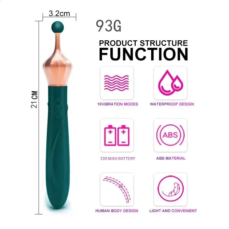 G-spot Vibrator High Frequency AV Stick Massager Vagina Clit Stimulator Female Masturbator Women Sex Toys for Couples Adults 18 250114