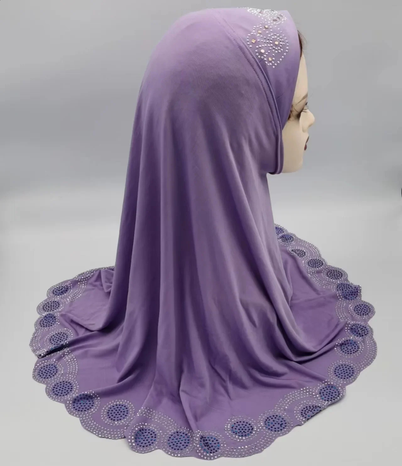 Arab Scarf Women Muslim Turban Islamic Shawts Shawl Drilling Hijab Headwear 250121