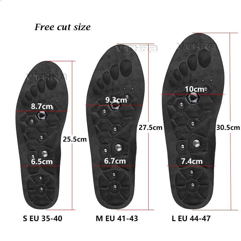 Premium Orthopedic Magnetic Therapy Insoles Arch Support Shoes Pads Magnet Soft Rubber Health Therapy Acupuncture Insoles Unisex 250120