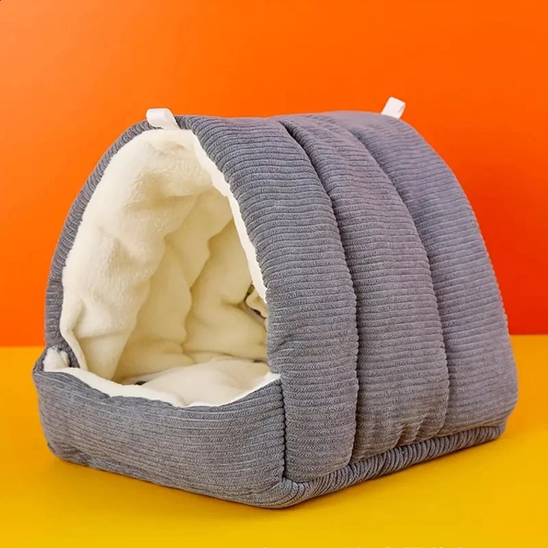 Parrot Nest Warm Bird Nest Winter House Shed Hut Hanging Hammock Cage Accessories Plush Hideaway Hamster Small Pet Parrot Nest 250214