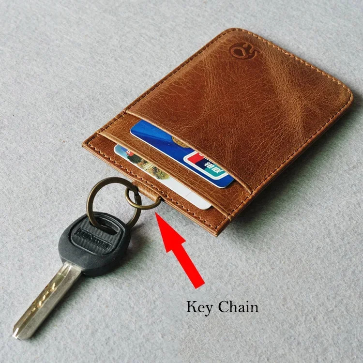 Retro Leather Work Credential Lanyard with Card Holder Neck Strap Cowhide Leather Id Badge Holder Staff Card Bus ID Card 250120