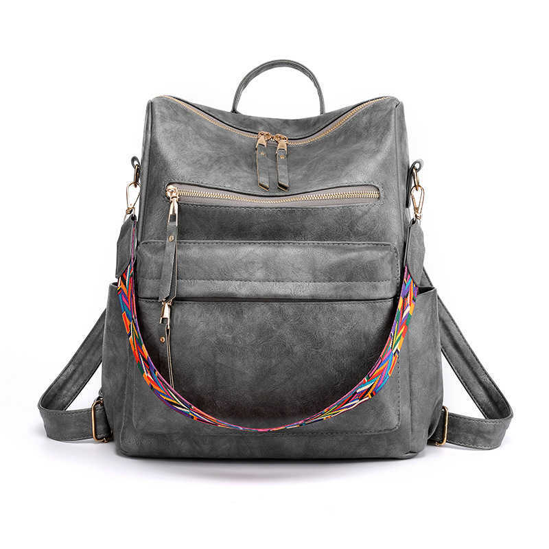 New Large Capacity Backpack Womens Backpack Leisure Travel Bag Commuter Lightweight Womens Bag