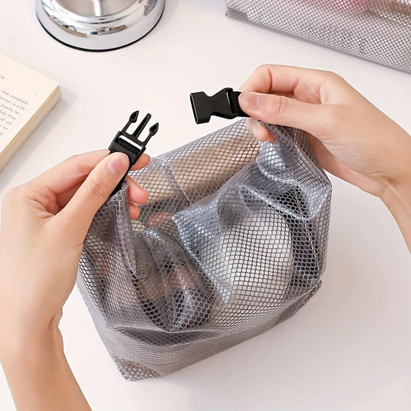 Portable Travel Cosmetic Case EVA Transparent Waterproof Swimming Wash Bag Foldable Toiletry Makeup Bags Handbag Storage 250121
