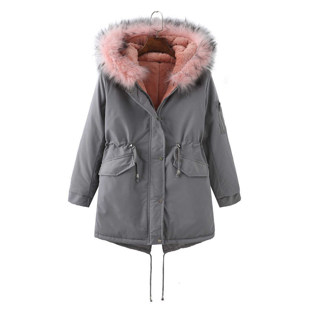 Winter Jackets For Women Plush Thickened European Cotton Clothes Womens Leather Womens Jacket 241209