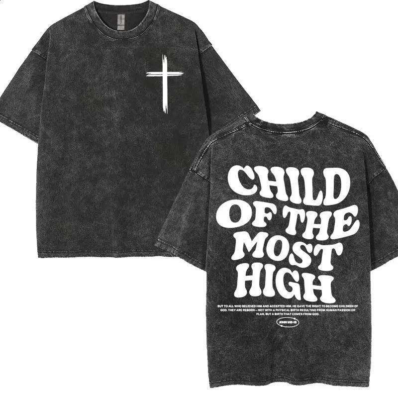 Washed Vintage Aesthetic Christian Tshirt Mens Jesus Died for Me Now I Live Him Tee Shirt Unisex Fashion Oversized T 250122