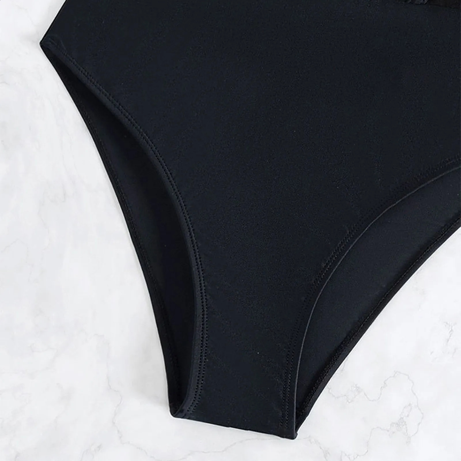 Sexy Mesh Hollow Open Back Womens Swimwear Bikini 250120